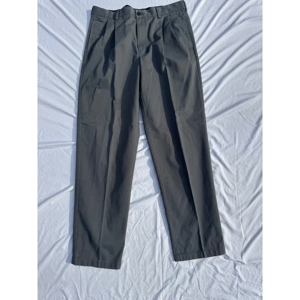 Adidas Mens Grey Glen Plaid Golf Pants 34x30 Blue Check Straight‎ Leg Trousers